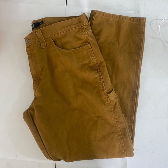 Berkley‎ Jensen Carpenter Pants Mens Size 36x32 Brown Cotton Utility - Picture 5 of 10